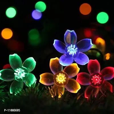 Nisco Blooming Flower 20 LED 4 Meter Multicolor Blossom Flower Lights, Fairy String Christmas Lights for Diwali Home Decoration (RGB)-thumb5