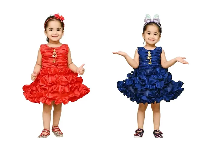 Fancy Girls Frock Pack of 2