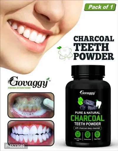 Govaggy Charcoal Teeth Whitening Powder-thumb0