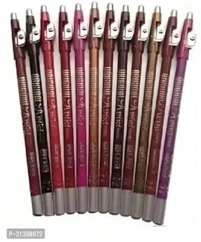 Beauty Bold Matte Lipliner Pencil Set Long Stay Smudge Free Waterproof Creamy Lip Liner Pencil Set Of 12-thumb0