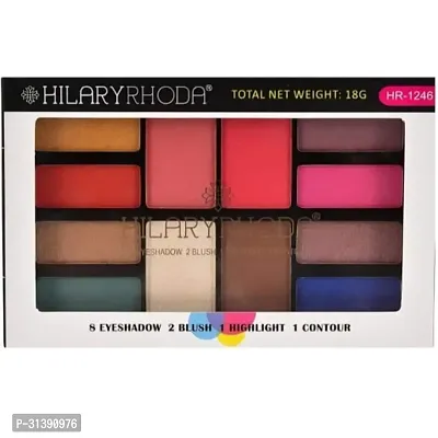 Eyeshadow Palette 12 Highly Blendable Shades Matte And Sheen Colours The Blushed Nudes-thumb0