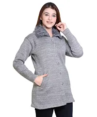 Dripfit Fashionable Women's Winter Sweater with Fur Collar-thumb1