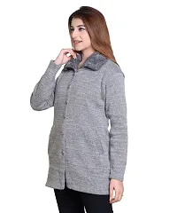 Dripfit Fashionable Women's Winter Sweater with Fur Collar-thumb3