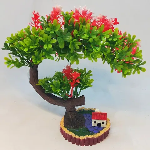 Artificial  Plant with Showpiece