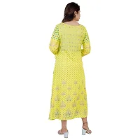 Om Sundaraaya Women's Rayon A- Line Kurta-thumb1