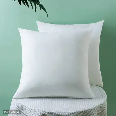 Om Sundaraaya 100% Cotton Goose Down & Feather Filled Decorative Bed Sofa Cushion Set-thumb0