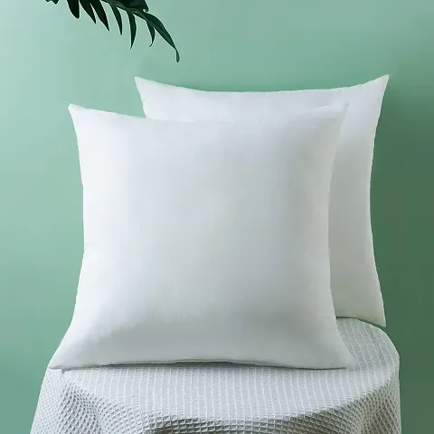 Om Sundaraaya 100% Cotton Goose Down & Feather Filled Decorative Bed Sofa Cushion Set