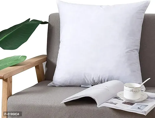 Om Sundaraaya 100% Cotton Goose Down & Feather Filled Decorative Bed Sofa Cushion Set-thumb2