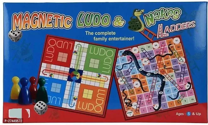 Magnetic Ludo Partyand Fun Games Board