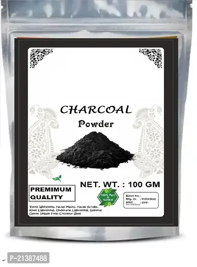 Classic 100% Organic Activated Charcoal Powder/Coconut Shell/Face Pack/ Herbal Teeth Whiteing (100 Gm)-thumb0