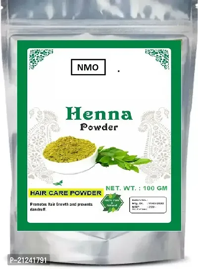 Herbal Mehandi Powder Natural Hair Conditoner- Triple Filtered Microfine Rajasthani Mehendi-Heena Leaves Powder For Hair Colour And Hair Care - (100 Gm)-thumb0
