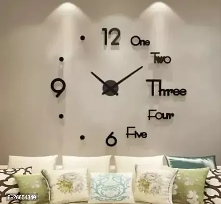 Designer Plastic Analog Wall Clock-thumb0