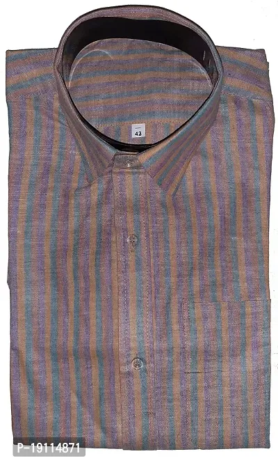 MS Fashion Men's Cotton Regular Fit Casual Shirts in Multicolor Half Sleeve-thumb0