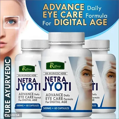 Neytra Jyoti Herbal Capsules For Helps To Clear Eyesights 100% Ayurvedic Pack Of 3