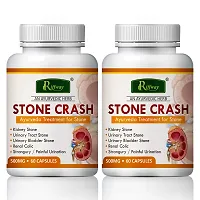 Stone Crash Herbal Capsules For Treatment Herbal Capsules For Stone 100% Ayurvedic Pack Of 2-thumb1