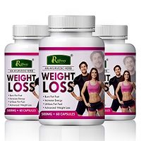 Weight Loss Herbal Capsules For Helps To Your Fat Burning 100% Ayurvedic Pack Of 3-thumb1