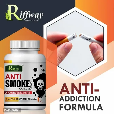 Anti Smoke Helps Herbal Capsules For Quit Alcohol & Smoking 100% Ayurvedic Pack Of 3-thumb5