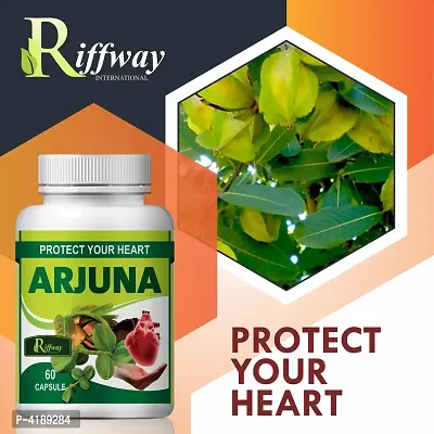 Arjuna Tea Herbal Capsules For Heart Care 100% Ayurvedic Pack Of 2-thumb5