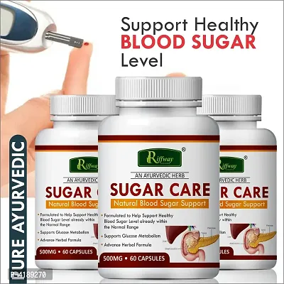 Sugar Care Herbal Capsules For Control Your Sugar 100% Ayurvedic Pack Of 3