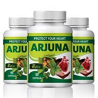 Arjuna Tea Herbal Capsules For Heart Care 100% Ayurvedic Pack Of 3-thumb1