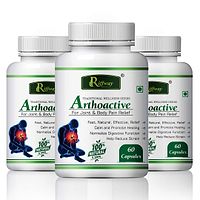 Arthoactive Herbal Capsules For Joint Pain Relief 100 % Ayurvedic Pack Of 3-thumb1