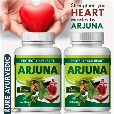 Arjuna Tea Herbal Capsules For Heart Care 100% Ayurvedic Pack Of 2
