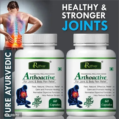 Arthoactive Herbal Capsules For Joint Pain Relief 100 % Ayurvedic Pack Of 2