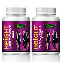 Height Improvement Herbal Capsules For Increases Height & Bone Mass 100% Ayurvedic Pack Of 2-thumb1