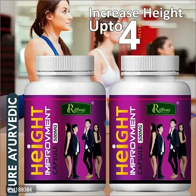 Height Improvement Herbal Capsules For Increases Height & Bone Mass 100% Ayurvedic Pack Of 2-thumb0