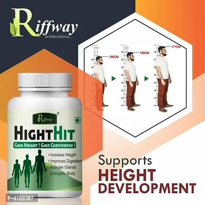 Height Hit Herbal Capsules For Increases Your Height 100% Ayurvedic Pack Of 2-thumb5