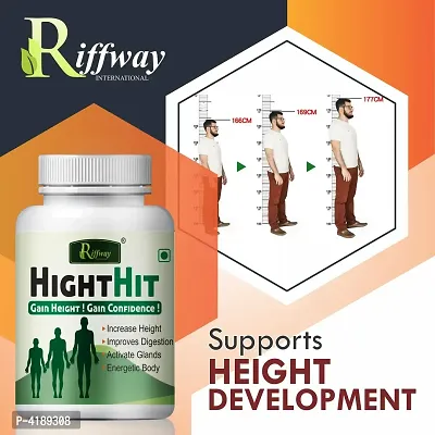 Height Hit Herbal Capsules For Increases Your Height 100% Ayurvedic Pack Of 3-thumb5