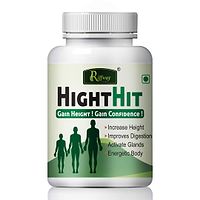 Height Hit Herbal Capsules For Increases Your Height 100% Ayurvedic Pack Of 1-thumb1
