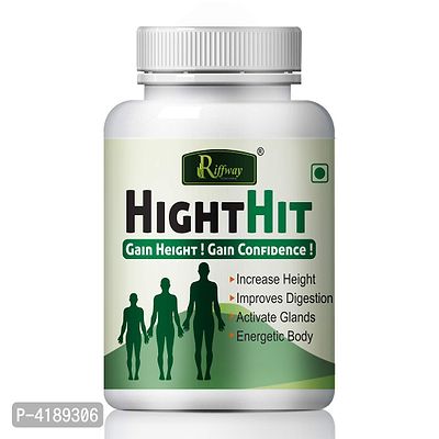 Height Hit Herbal Capsules For Increases Your Height 100% Ayurvedic Pack Of 1-thumb2