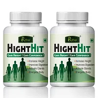 Height Hit Herbal Capsules For Increases Your Height 100% Ayurvedic Pack Of 2-thumb1
