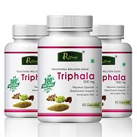 Triphala Herbal Capsules For Promotes Digestion & Boost Immunity 100% Ayurvedic Pack Of 3-thumb1