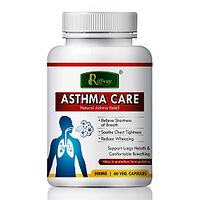 Asthama Care Herbal Capsules For Chronic Allergies 100% Ayurvedic Pack Of 1-thumb1