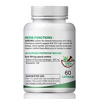 Garcinia Herbal Capsules For Weight Loss And Improve Metabolism 100% Ayurvedic Pack Of 3-thumb2