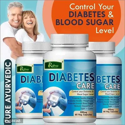 Diabetes Care Herbal Capsules For Control Your Blood Sugar Level 100% Ayurvedic Pack Of 3