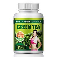 Green Tea Herbal Capsules For Fat Burning And Improve Brain Function 100% Ayurvedic Pack Of 1-thumb1