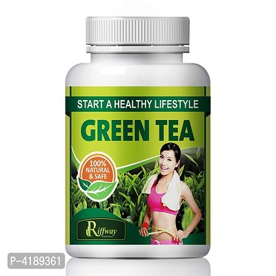 Green Tea Herbal Capsules For Fat Burning And Improve Brain Function 100% Ayurvedic Pack Of 1-thumb2