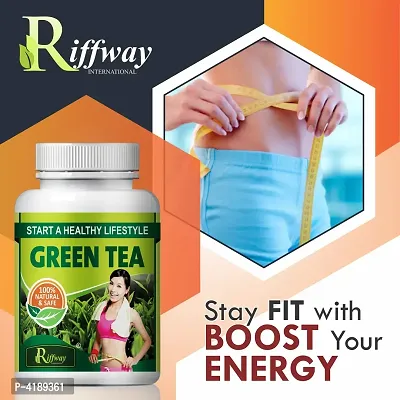Green Tea Herbal Capsules For Fat Burning And Improve Brain Function 100% Ayurvedic Pack Of 1-thumb5