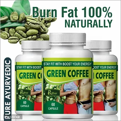 Green Coffee Herbal Capsules For Weight Loss And Improve Immunity 100% Ayurvedic Pack Of 3