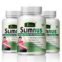 Slimnus Herbal Capsules For Fast Weight Loss Herbal Capsules Formula 100% Ayurvedic Pack Of 3-thumb1