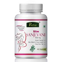 Slim Sanjivani Herbal Capsules For Fast Weight Loss Herbal Capsules Formula 100% Ayurvedic Pack Of 1-thumb1