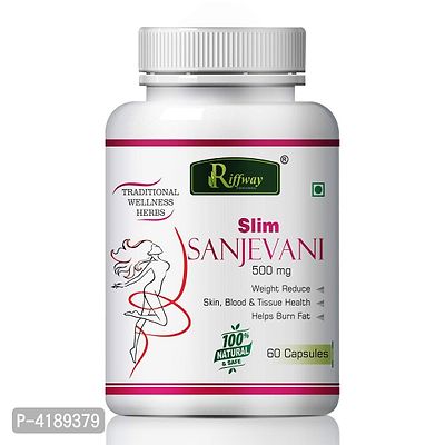 Slim Sanjivani Herbal Capsules For Fast Weight Loss Herbal Capsules Formula 100% Ayurvedic Pack Of 1-thumb2
