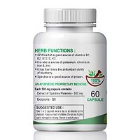 Spirulina Herbal Capsules For Enhance Overall Health System 100% Ayurvedic Pack Of 1-thumb2