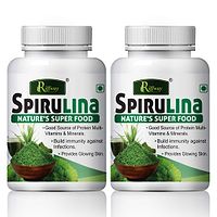 Spirulina Herbal Capsules For Enhance Overall Health System 100% Ayurvedic Pack Of 2-thumb1