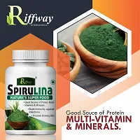 Spirulina Herbal Capsules For Enhance Overall Health System 100% Ayurvedic Pack Of 1-thumb4