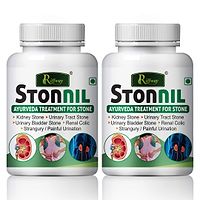 Stonnil Herbal Capsules For Treatment Herbal Capsules For Stone 100% Ayurvedic Pack Of 2-thumb1