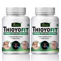 Thiyofit Herbal Capsules For It Activates The Under-Active Thyroid Gland 100% Ayurvedic Pack Of 2-thumb1